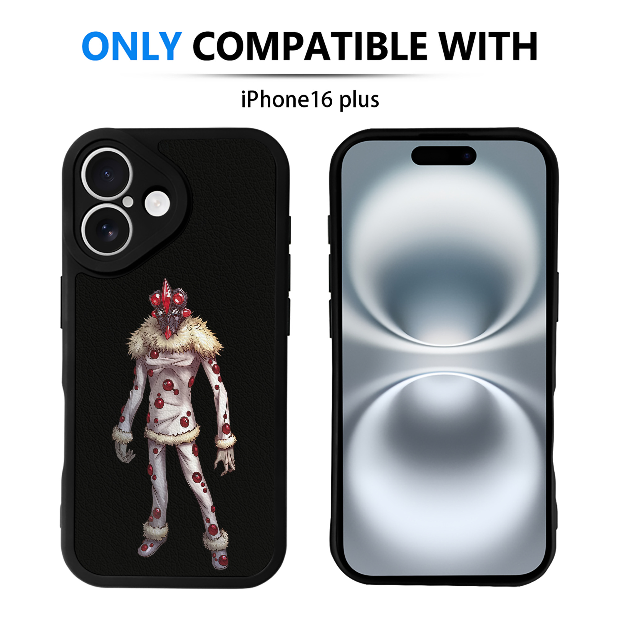 （画像用） ウルトラマン Ultraman 【iPhone 16シリーズ対応】シリコンスマホケース（レザー調） 材質：シリコン